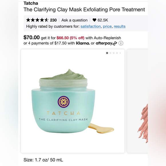 Tatcha Skincare The Clarifying Clay Mask (NEW) - Picture 14 of 14
